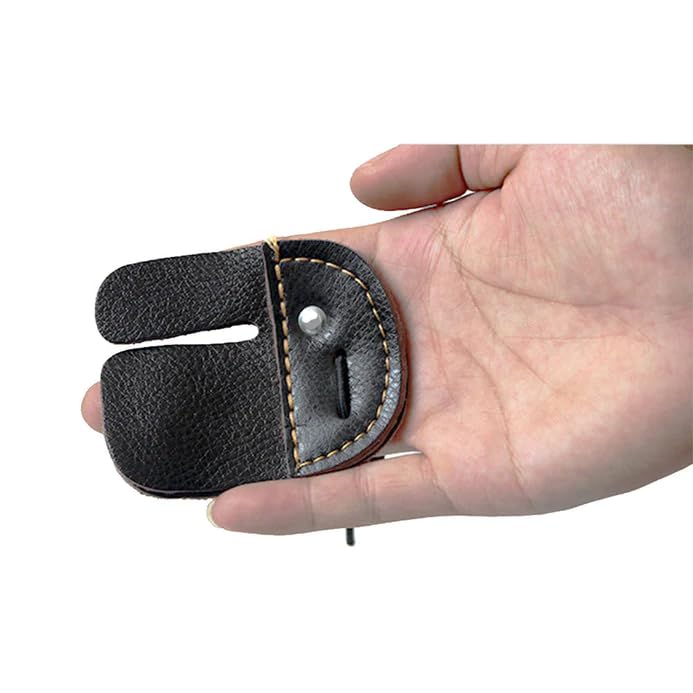 Marksman JX108H Archery Cow Leather Finger Tab Good for Recurve Bow - Image 3