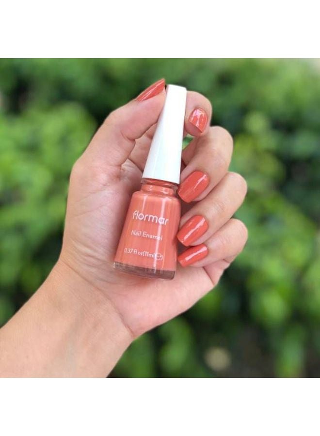 flormar Glossy Nail Enamel 011 Tender Salmon - Image 3