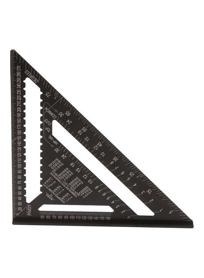 NIBEMINENT Metric Triangle Ruler Black 18.5x2.3x18.5cm  - Image 3