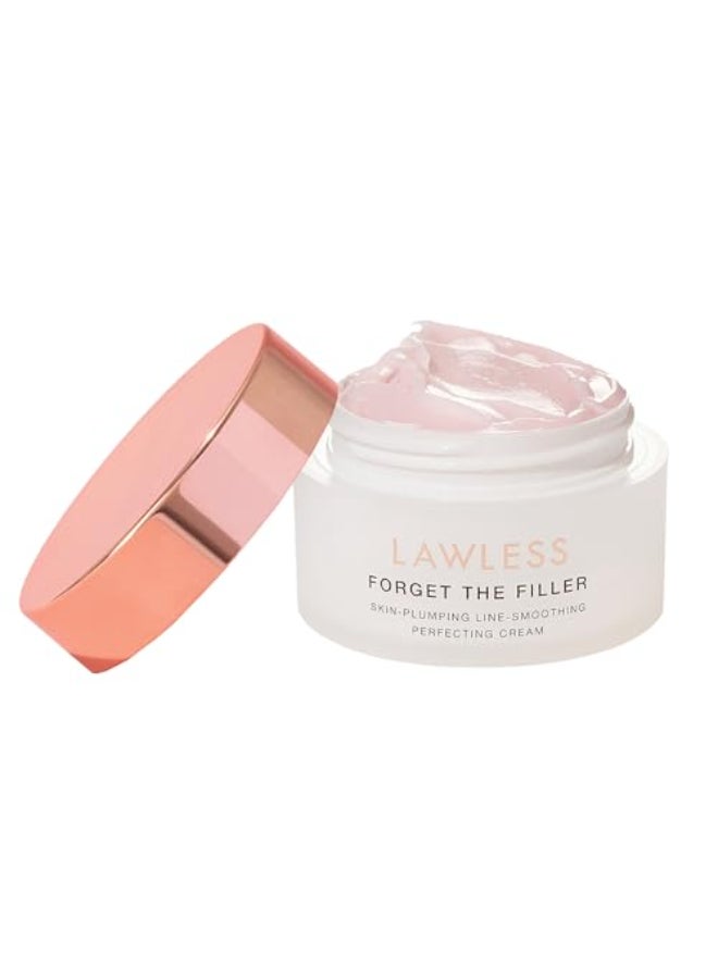 Lawless Forget the Filler SkinPlumping LineSmoothing Perfecting Cream Premium NonAcne Moisturizer Designed to Prime Plump Smooth and Tighten Skin for a Youthful Hydrating Look 17 oz - Image 1