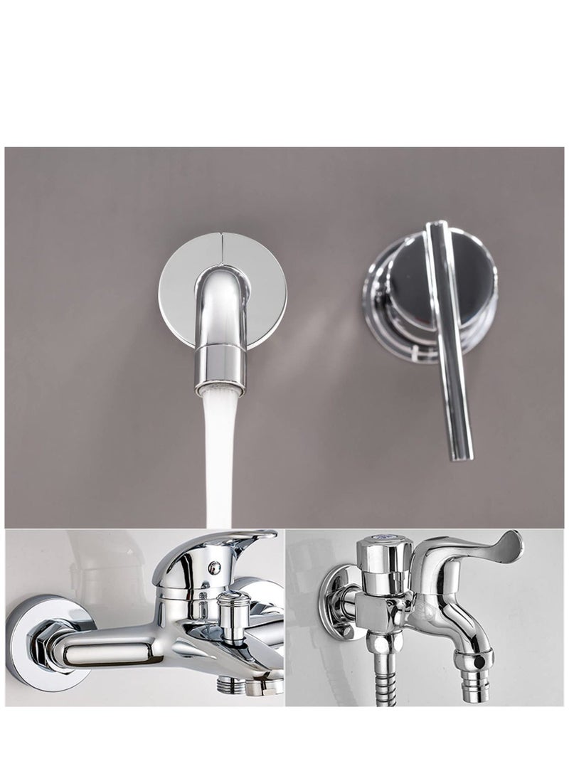 5pcs Stainless Steel Pipeline Wall Hole Covers, Water Pipe Covering Accessories Pipe Wall Covers, Water Pipe Wall Cover - Image 3