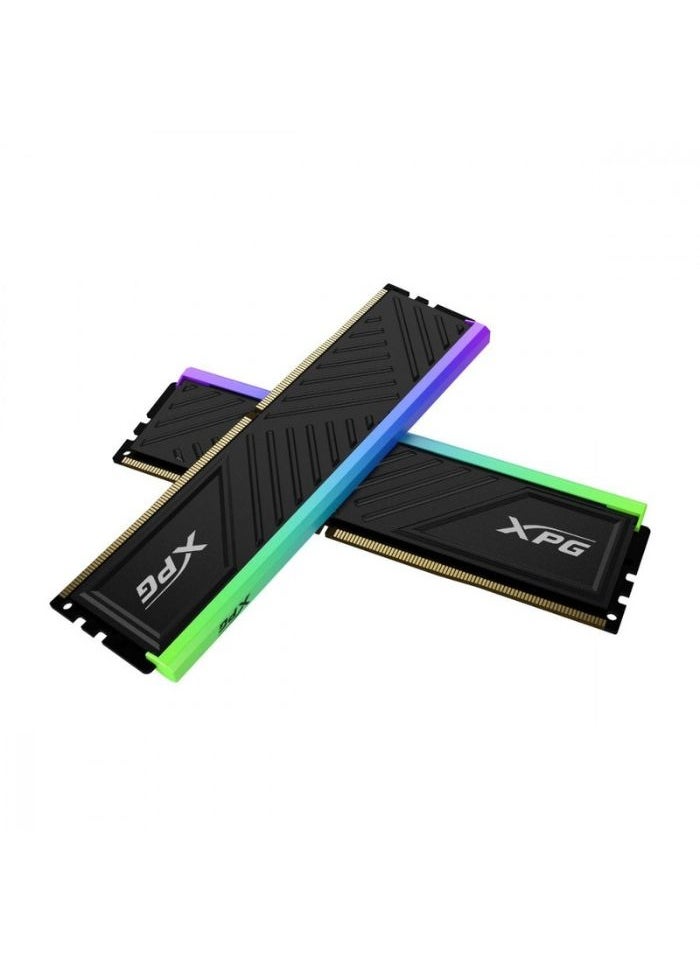 XPG - XPG SPECTRIX D35G RGB DDR4 3600MHz CL16 16GB (2x8GB) 288-Pins UDIMM Desktop Memory RAM Kit | Black - Image 1