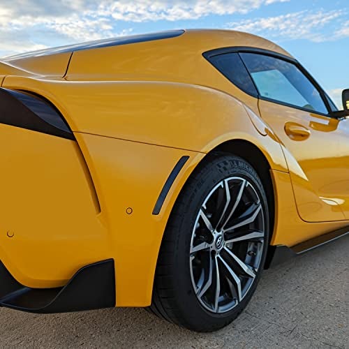 SlickMod PreCut Vinyl Smoke Tint for 2020-2023 Toyota GR Supra Side Marker (20% Dark Smoke, 3. Front & Rear Side Marker) - Image 5