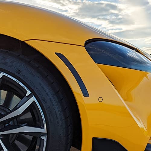 SlickMod PreCut Vinyl Smoke Tint for 2020-2023 Toyota GR Supra Side Marker (20% Dark Smoke, 3. Front & Rear Side Marker) - Image 4