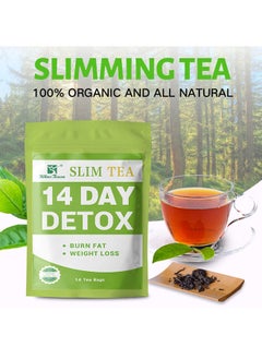Wins Town 14-Day Organic Weight Loss Tea: Promotes Fat Digestion and Absorption, Aids Bowel Movement, Supports Stomach Health, Helps Digestion, Reduces Accumulation of Abdominal Fat  - Image 1