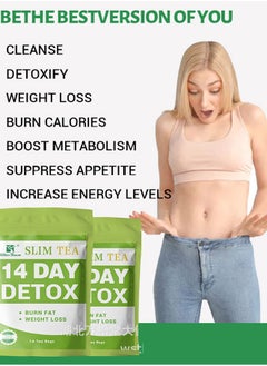 Wins Town 14-Day Organic Weight Loss Tea: Promotes Fat Digestion and Absorption, Aids Bowel Movement, Supports Stomach Health, Helps Digestion, Reduces Accumulation of Abdominal Fat  - Image 2