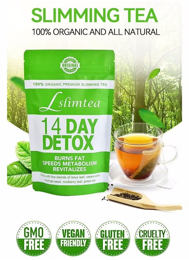 Wins Town 14-Day Organic Weight Loss Tea: Promotes Fat Digestion and Absorption, Aids Bowel Movement, Supports Stomach Health, Helps Digestion, Reduces Accumulation of Abdominal Fat  - Image 1