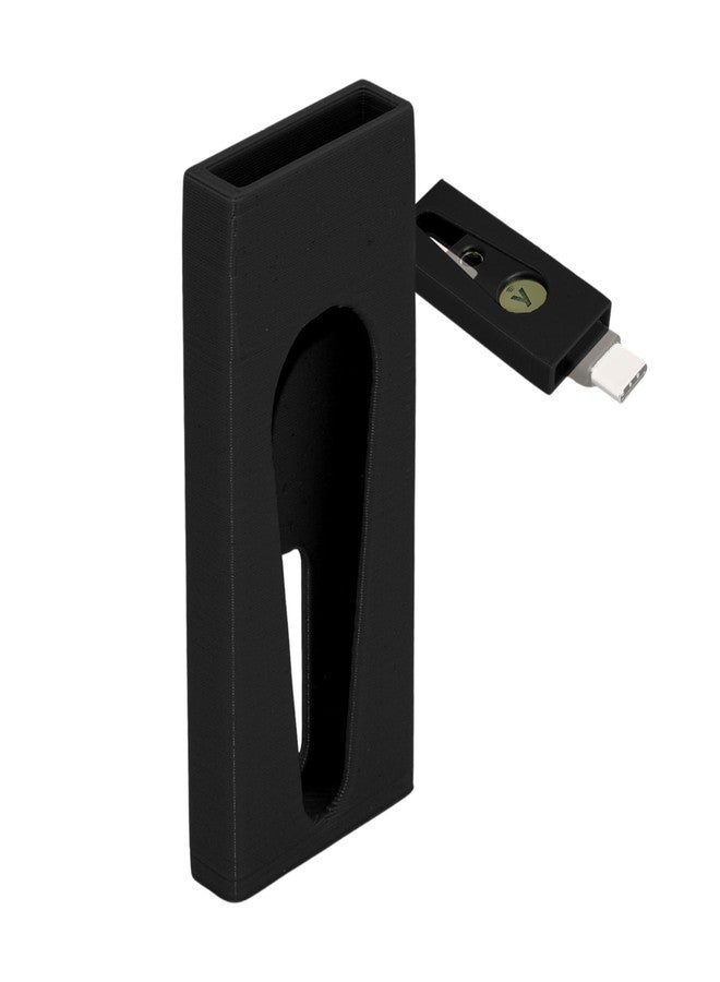 splash n color واقي SplashNColor للمصادقة الثنائية متوافق مع مفاتيح الأمان Yubikey 5C و 5C NFC USB-C - حافظة أنيقة رفيعة لحماية معززة - أسود - Image 1