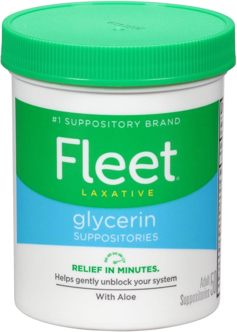 Senokot Dietary Supplement Laxative Gummies Natural Senna Extract Gentle Overnight Relief  Fleet Laxative Glycerin Suppositories for Adult Constipation Adult Laxative Jar Aloe Vera 50 Count - Image 5