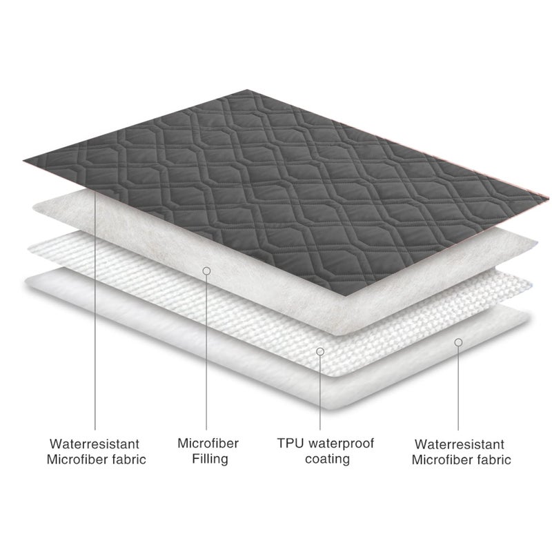 Ameritex Waterproof Blanket Reversible Dog Bed Cover Pet Blanket for Furniture Bed Couch Sofa - Image 3