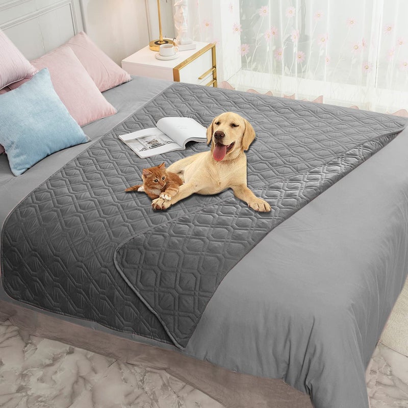 Ameritex Waterproof Blanket Reversible Dog Bed Cover Pet Blanket for Furniture Bed Couch Sofa - Image 1