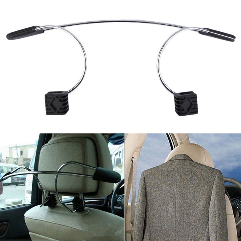 Accesorios de interior, 1 pieza de asiento de coche reposacabezas percha de ropa ropa chaquetas trajes soporte de coche coche ropa, perchero para colgar traje de coche - Image 1