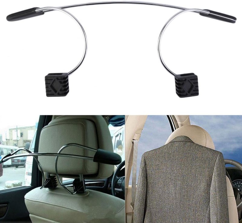 Accesorios de interior, 1 pieza de asiento de coche reposacabezas percha de ropa ropa chaquetas trajes soporte de coche coche ropa, perchero para colgar traje de coche - Image 2
