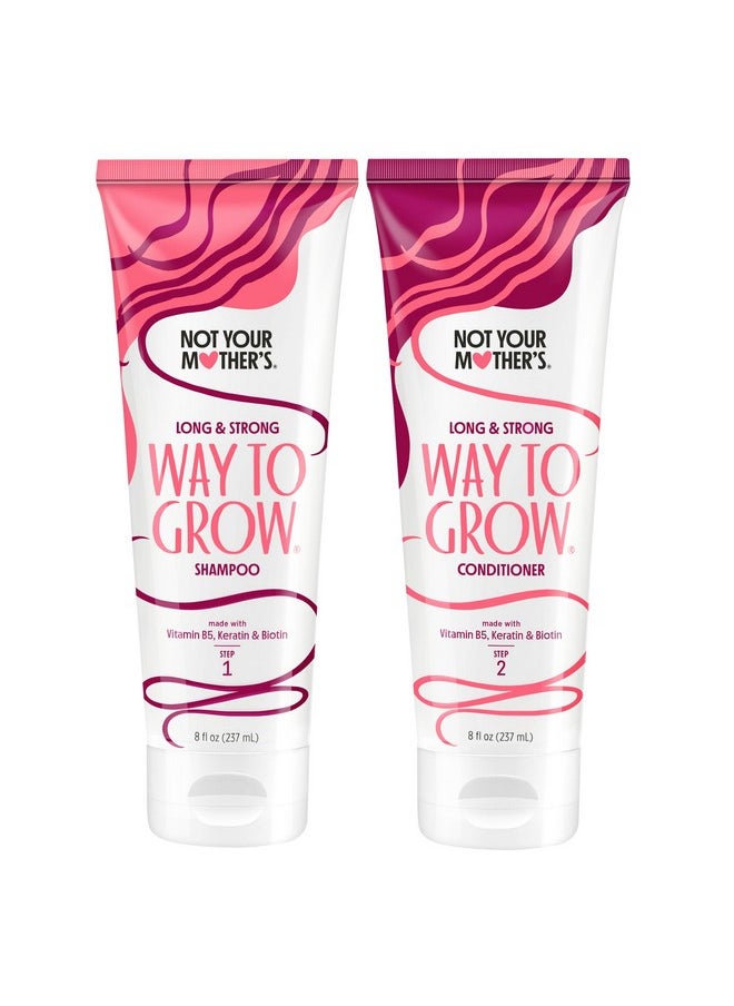 Not Your Mother's Not Your Mother's Way to Grow Shampoo and Conditioner (2-Pack) - 8 fl oz - Ideal for All Hair Types - Helps Cleanse, Moisturize, and Hydrate Dry Hair and Damaged Hair  - Image 1