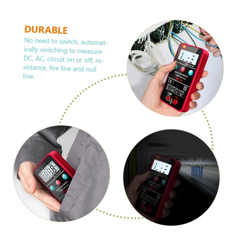 Digital Multimeter Voltage Tester Pen With Backlight Auto Range And Diode Test - Image 4