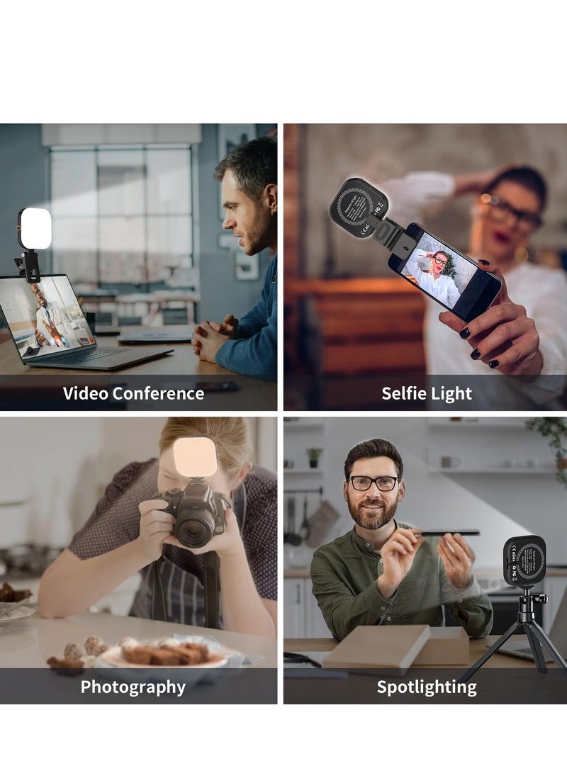 Excefore Selfie Light Magnetic, LED Fill Light Compatible with Magsafe, iPhone Light Rechargeable with Clip, for Selfies/TikTok/Zoom Calls/Video Conference/Travel Photography  - Image 5