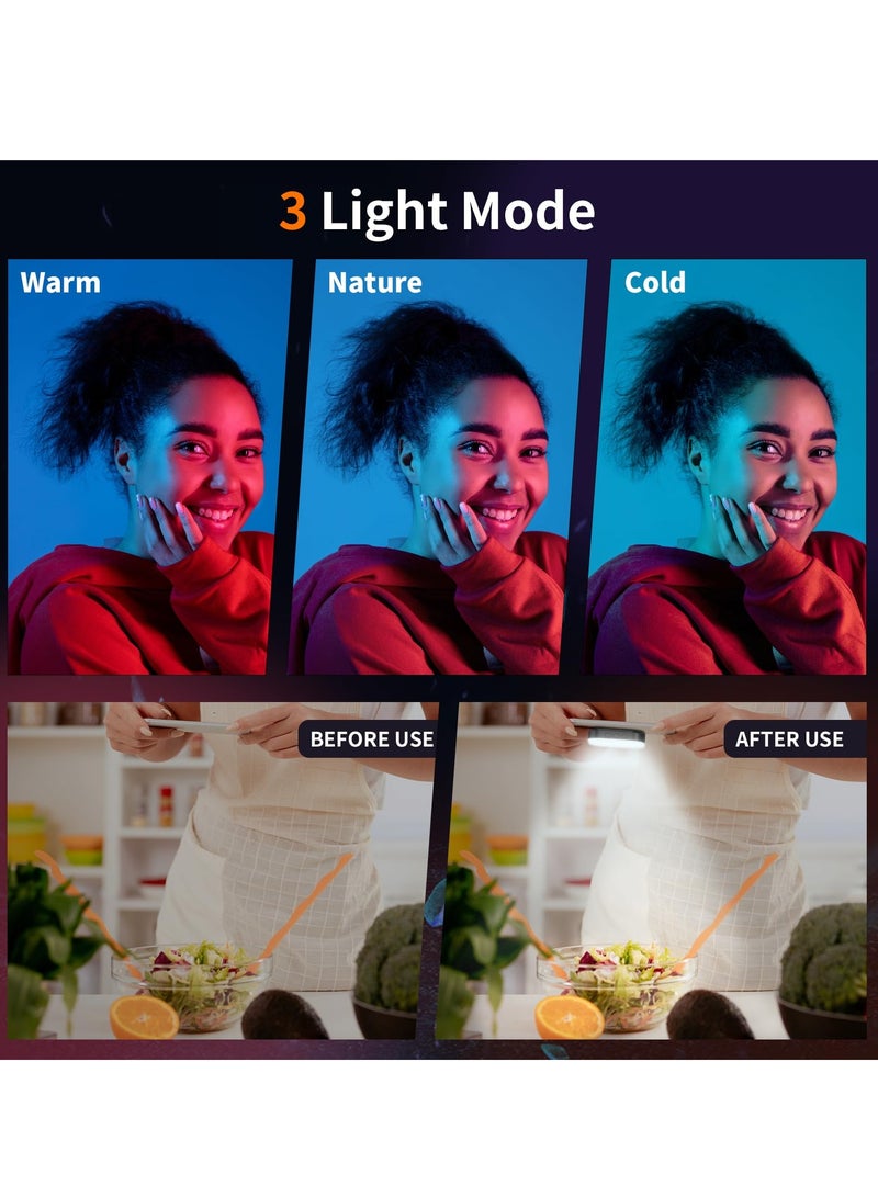 Excefore Selfie Light Magnetic, LED Fill Light Compatible with Magsafe, iPhone Light Rechargeable with Clip, for Selfies/TikTok/Zoom Calls/Video Conference/Travel Photography  - Image 4