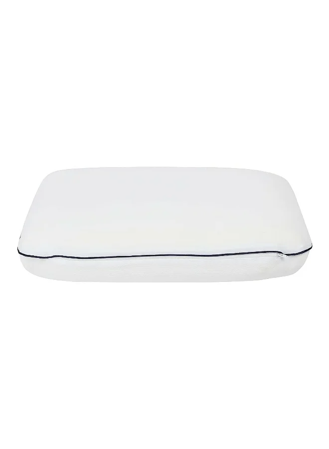 Cannon Plush Memory Foam Washable Cover Rectangular Ortho Gel Pillow White 12 x 60 x 40 cm CN MFGP