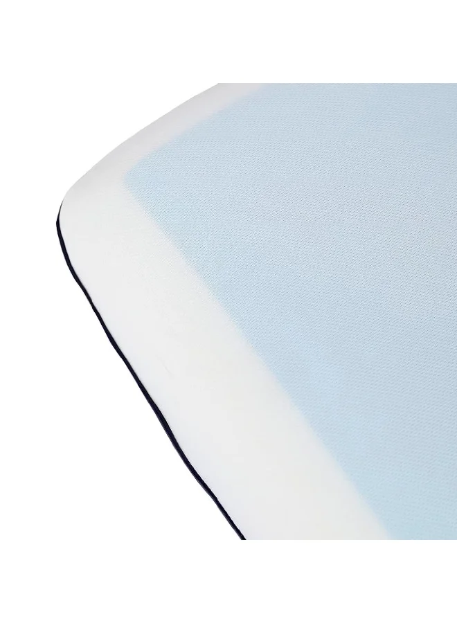 Cannon Plush Memory Foam Washable Cover Rectangular Ortho Gel Pillow White 12 x 60 x 40 cm CN MFGP
