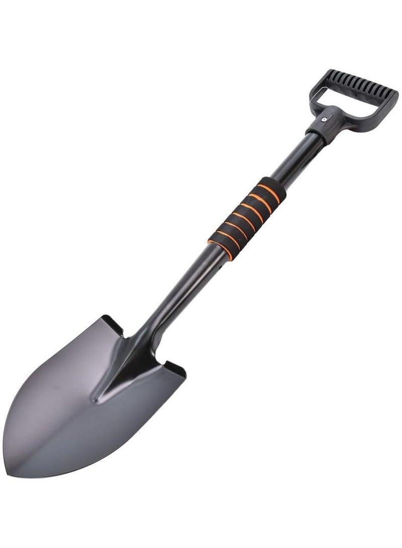 مخطوطات مجرفة للحفر، مجرفة شديدة التحمل مقاس 67 سم بمقبض على شكل حرف D، مجرفة قبضة مضادة للانزلاق، مجرفة الشاطئ، مجرفة التخييم، مجرفة الحديقة، أدوات البستنة، مجرفة البستنة - Image 1