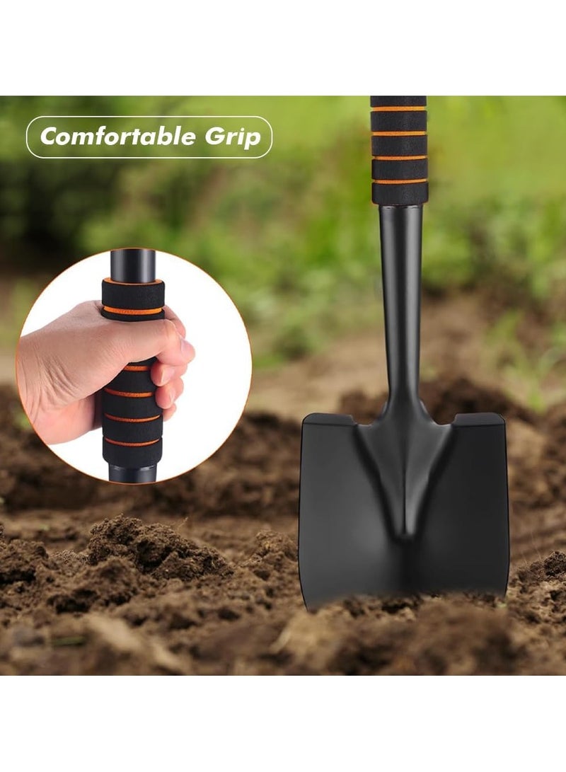 مخطوطات مجرفة للحفر، مجرفة شديدة التحمل مقاس 67 سم بمقبض على شكل حرف D، مجرفة قبضة مضادة للانزلاق، مجرفة الشاطئ، مجرفة التخييم، مجرفة الحديقة، أدوات البستنة، مجرفة البستنة - Image 4