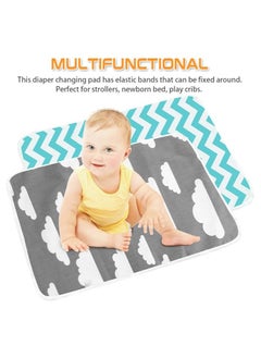 Moro Moro Baby Waterproof Changing Pad, 50x70 cm, Soft Cotton Surface  - Image 5