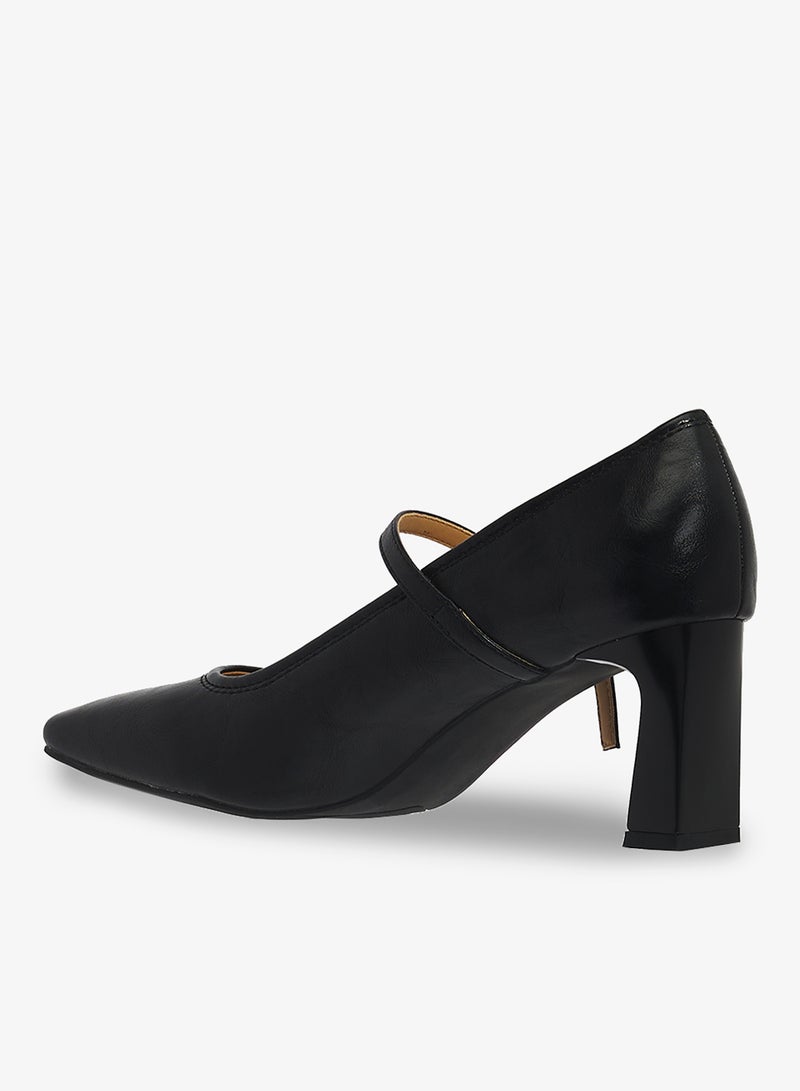 ايلا كعب متوسط بكعب باليه مع حزام - Image 3