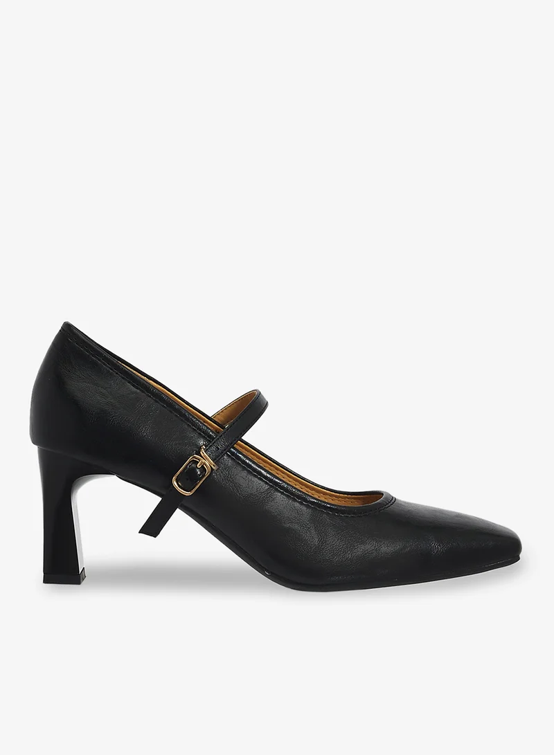 ELLA Ballet Mid Heel With Strap