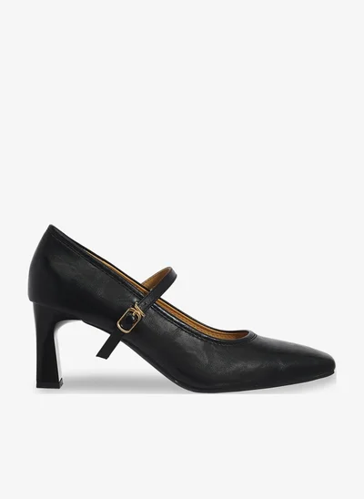 ELLA Ballet Mid Heel With Strap