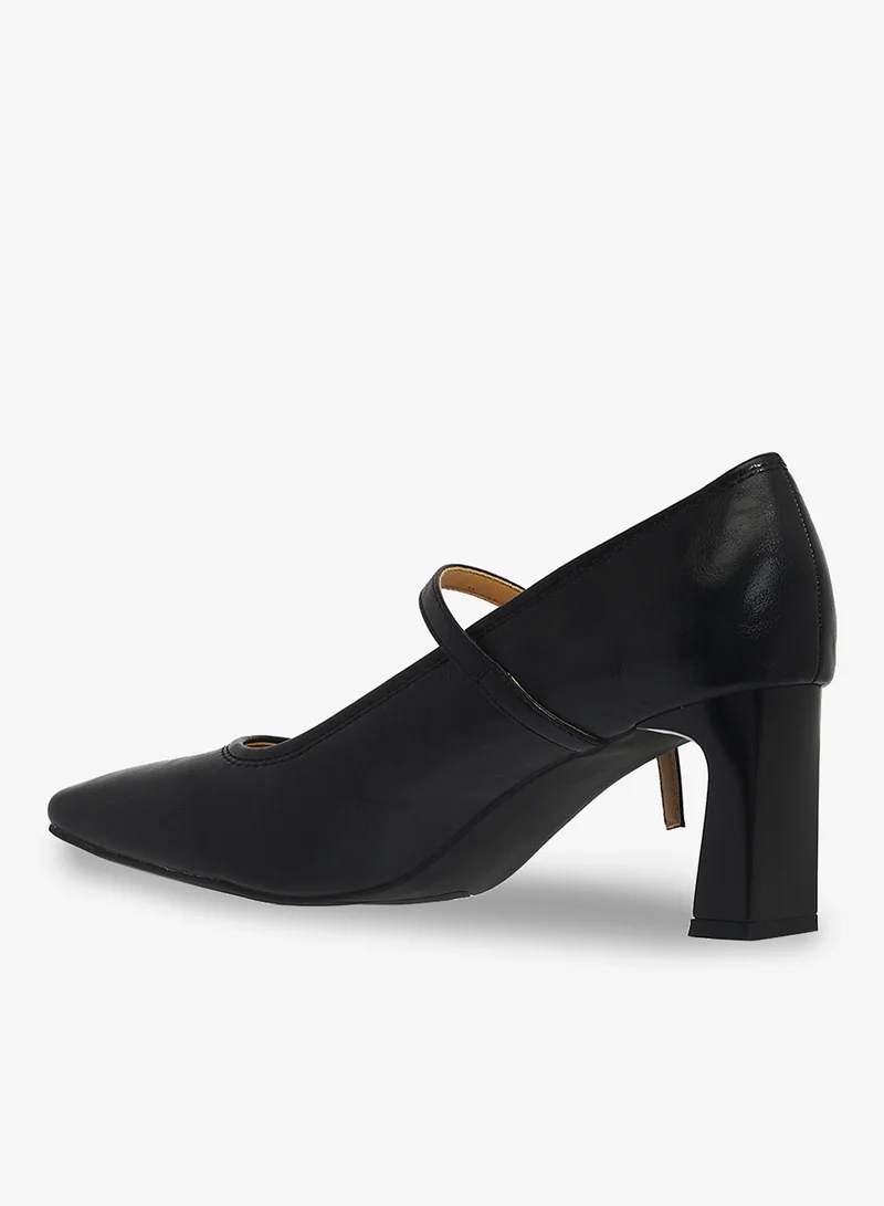 ELLA Ballet Mid Heel With Strap