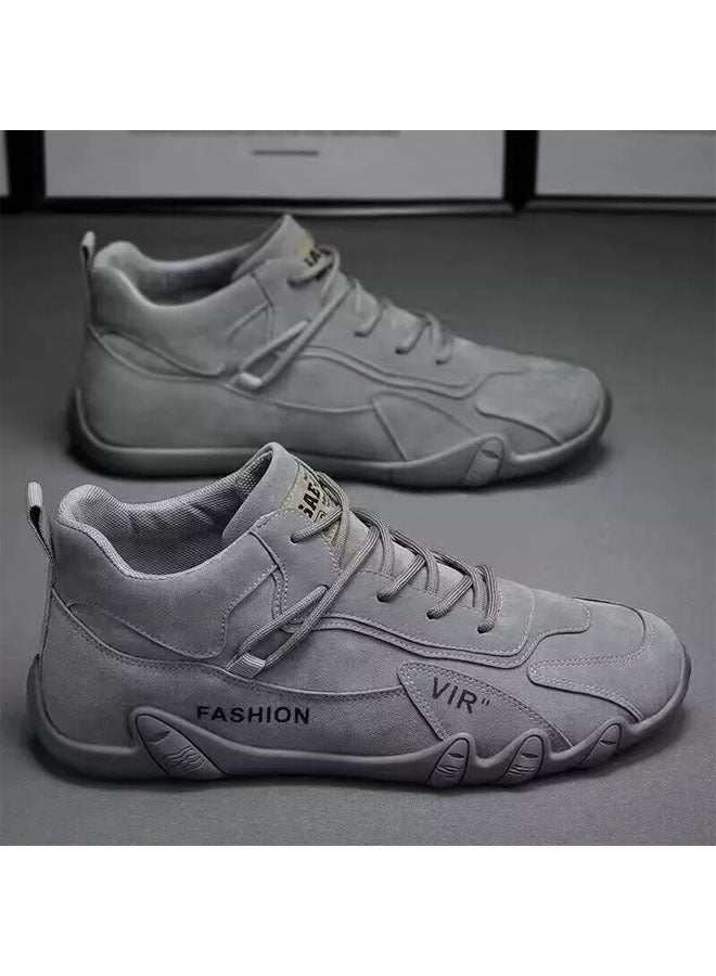 2025 Mens Low-top Safety Boots Non-slip Casual Work ShoesGrey Grey  - Image 2