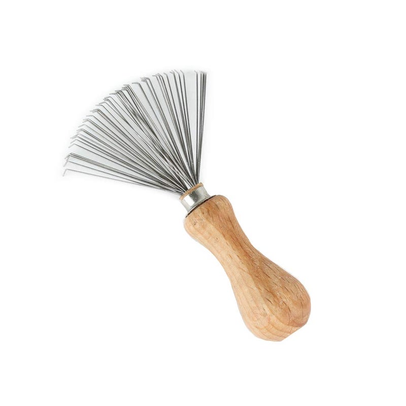 ZEUS Brush Cleaning Rake  Best Hair Removal Tool for Everyday Beard Brush Cleaning  Maintenance MADE IN GERMANY