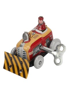 NIBEMINENT Vintage Small Pushdozer Wind Up Toy Retro Tin Nostalgic Creative Props Collectible Kids Gift Home Decoration  - Image 5