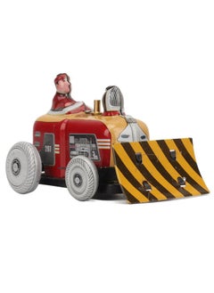 NIBEMINENT Vintage Small Pushdozer Wind Up Toy Retro Tin Nostalgic Creative Props Collectible Kids Gift Home Decoration  - Image 3