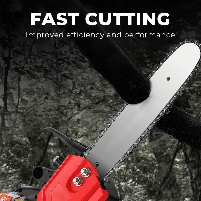 High‑Power Lithium Chainsaw – Brushless Motor, Fast Cutting & Long Runtime. Lightweight, Safety Switch & Gift Toolkit Included. Prune with Ease, Brushless Handheld Power Chain Saw (03#) - Image 3