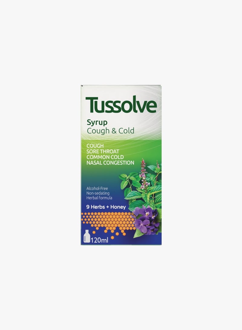 Tussolve Syrup Cough & Cold 120ML