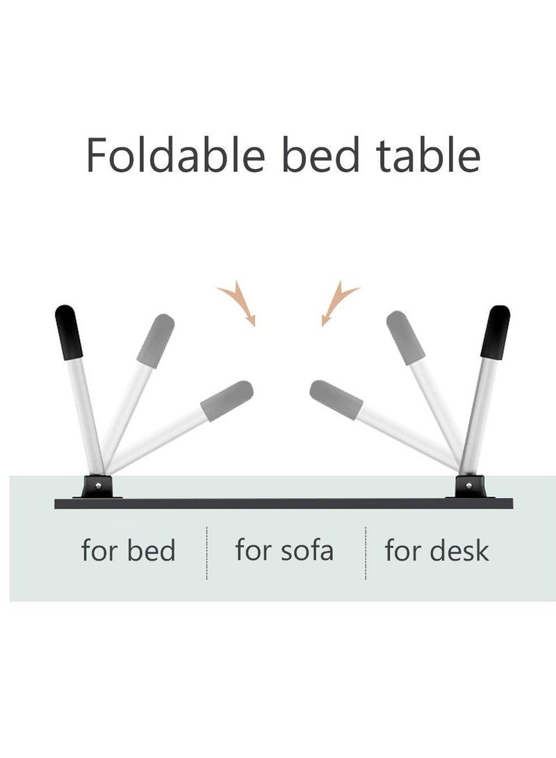 Generic laptop desk Folding Bed Table Laptop Desk with iPad Holder Notebook Study Laptop Stand Desk  - Image 3