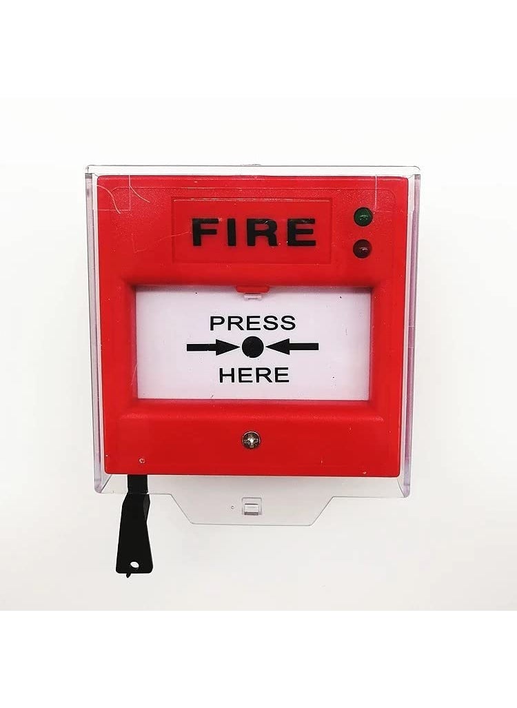 Wyatt WYATT Emergency Exit Fire Alarm Button Emergency Door Release Security Glass Break Alarm Switch for HomeBusiness Security Fire Panic Box with Indicator  - Image 1