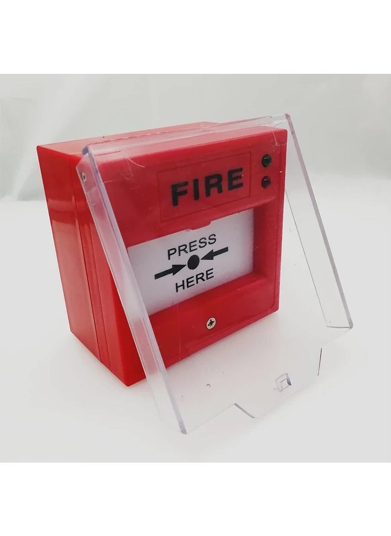 Wyatt WYATT Emergency Exit Fire Alarm Button Emergency Door Release Security Glass Break Alarm Switch for HomeBusiness Security Fire Panic Box with Indicator  - Image 2