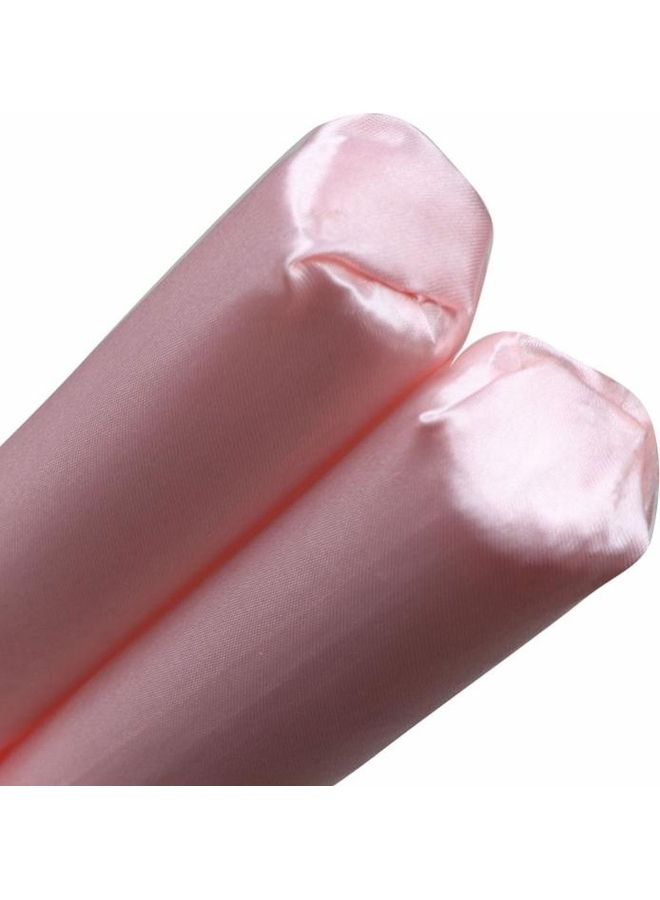 نيبمينينت طقم جهاز كي مخصص لتجعيد الشعر بإسفنجة دون حرارة مكون من قطعتين جلد وردي - Image 3