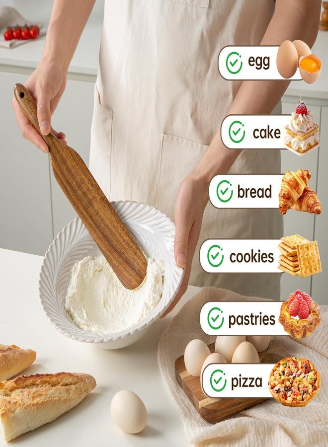 Fyctio 8 PCS Acacia Wooden Utensil Set with Holder, Spoon Rest, Durable Wooden Spoons for Cooking, Heat-Resistant, Comfort Grip,Easy to Clean, Non-stick Friendly, Ideal for Gifting - Image 5