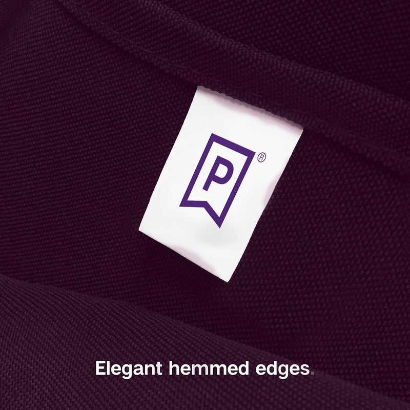 Gee Di Moda Square Tablecloth - 85 x 85 Inch - Eggplant Square Table Cloth for Square or Round Tables in Washable Polyester - Great for Buffet Table, Parties, Holiday Dinner, Wedding & More - Image 5