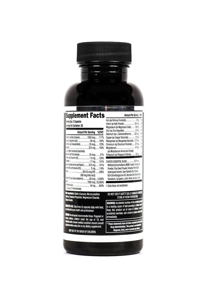 Badass Beard Care Growth Kit for Men Consists of Beard Oil, Balm or Wax, Beard Wash & The Bearded Mans Multivitamin - Natural Ingredients & Keeps Beard Full, Soft and Healthy - Image 4