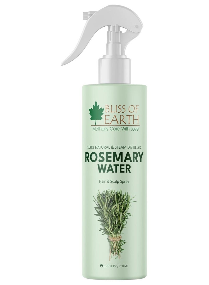 BLISS OF EARTH Rosemary Water Spray For Hair Growth 200ml - Image 1