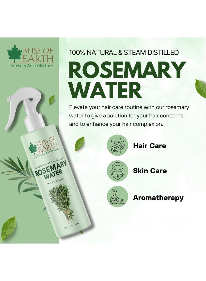 BLISS OF EARTH Rosemary Water Spray For Hair Growth 200ml - Image 2