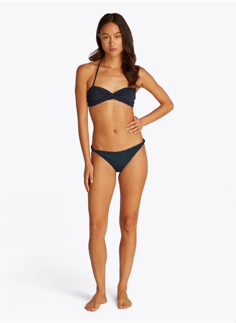 TOMMY HILFIGER - Women's  Original Classic Bikini Bottoms - Nylon, Blue - Image 1