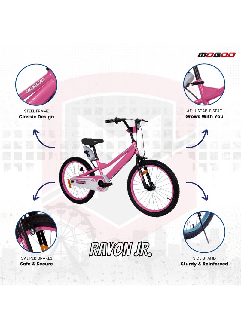 Mogoo - Rayon Junior 2.0 100% Assembled Kids Bicycle 20 Inch - Pink - pzsku/ZF46D781A69F50F83EBE2Z/45/_/1718198250/9eb41ce8-f73f-486b-a54f-08fe432003fe