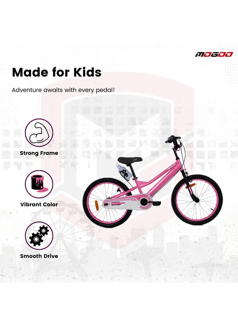MOGOO دراجة أطفال رايون جونيور 2.0 100% مجمعة 20 بوصة وردي - Image 2
