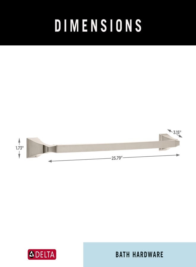 DELTA FAUCET 75124-SS Dryden Towel Bar, 24", Stainless - Image 3