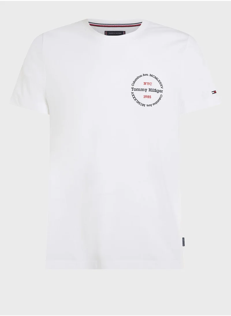TOMMY HILFIGER Logo Crew Neck T-Shirt